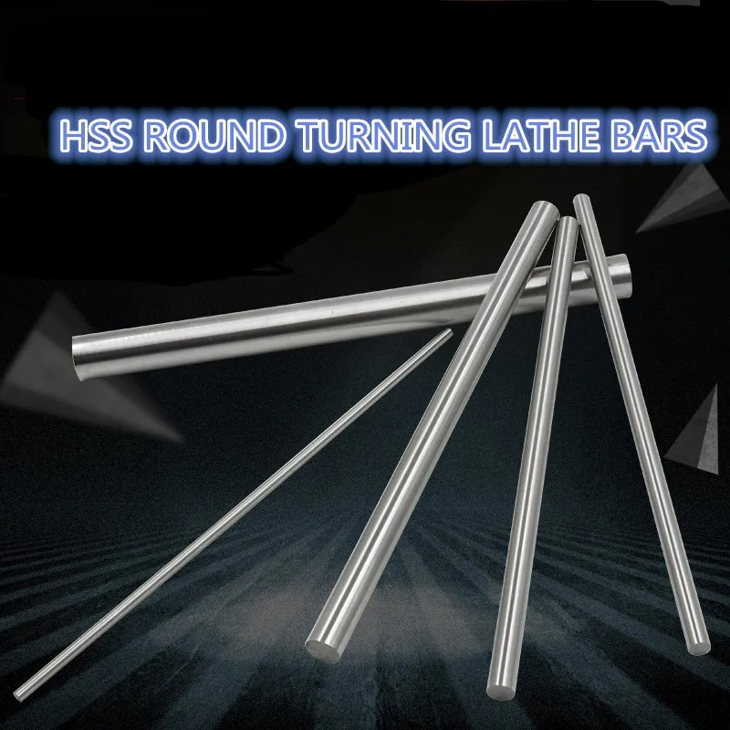 

10 Pcs 3MM HSS High Speed Steel Round Turning Lathe Bars 3MM 4MM 5MM 6MM