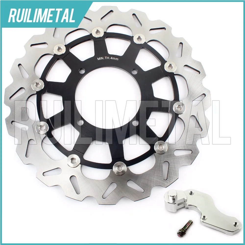 

320mm oversize Front Brake Disc Rotor Bracket Adaptor for KAWASAKI KX 125 250 F KLX 250 R 300 500 650 97 98 99 00 01 02 03