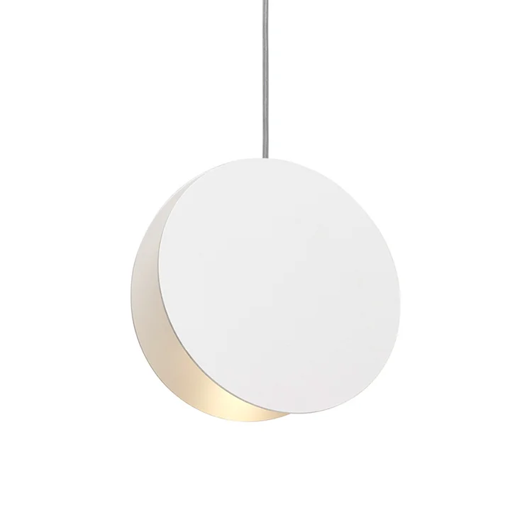 

Nordic pendant light post modern restaurant macaron colors LED hanging lamp round metal living room bedroom decoration lighting