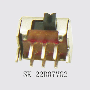 

200PCS 3Pin Mini Slide Switch On-OFF Micro Toggle Switch H=2MM Miniature Horizontal Slide Switch SMD SK-22D07VG2