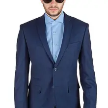 Формальные Буле Cool 3 шт(JacketPantBowie) две кнопки Последние Пальто Штаны Style2016 Новое поступление модные мужской костюм Нотч