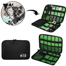 USB Flash Hard Drive Organizer Digital Drive Earphone Data Line Gadget Storage Case Bag travel bag Electronic Accessories Bag