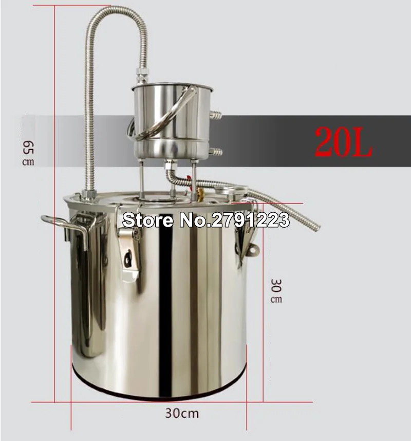 

10L / 20L Home Distiller DIY Alambic Alcohol Wine Making Device Kit Water Distiller Equipment