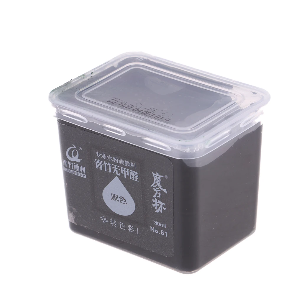 8 Colors High Quality Gouache Paint Set 80ml Jelly Cup Design Portable Case for Artists, Students, Gouache Watercolor Painting