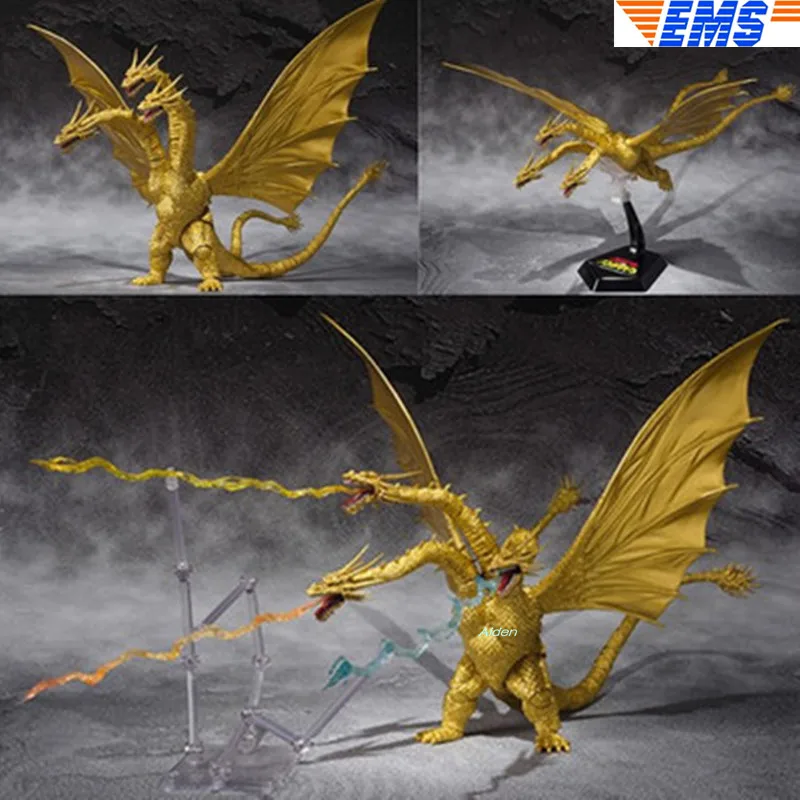 

12"King of the Monsters Super Kaiju Special Edition King Ghidorah Mothra Rodan Resin Action Collectible Model Toy BOX 30CM Z2078