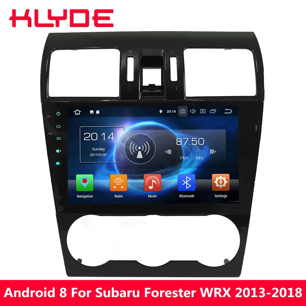 

KLYDE 9" IPS 4G Octa Core 4GB RAM 32GB ROM Android 8 7.1 6 Car DVD Multimedia Player Radio For Subaru Forester XV WRX 2013-2018