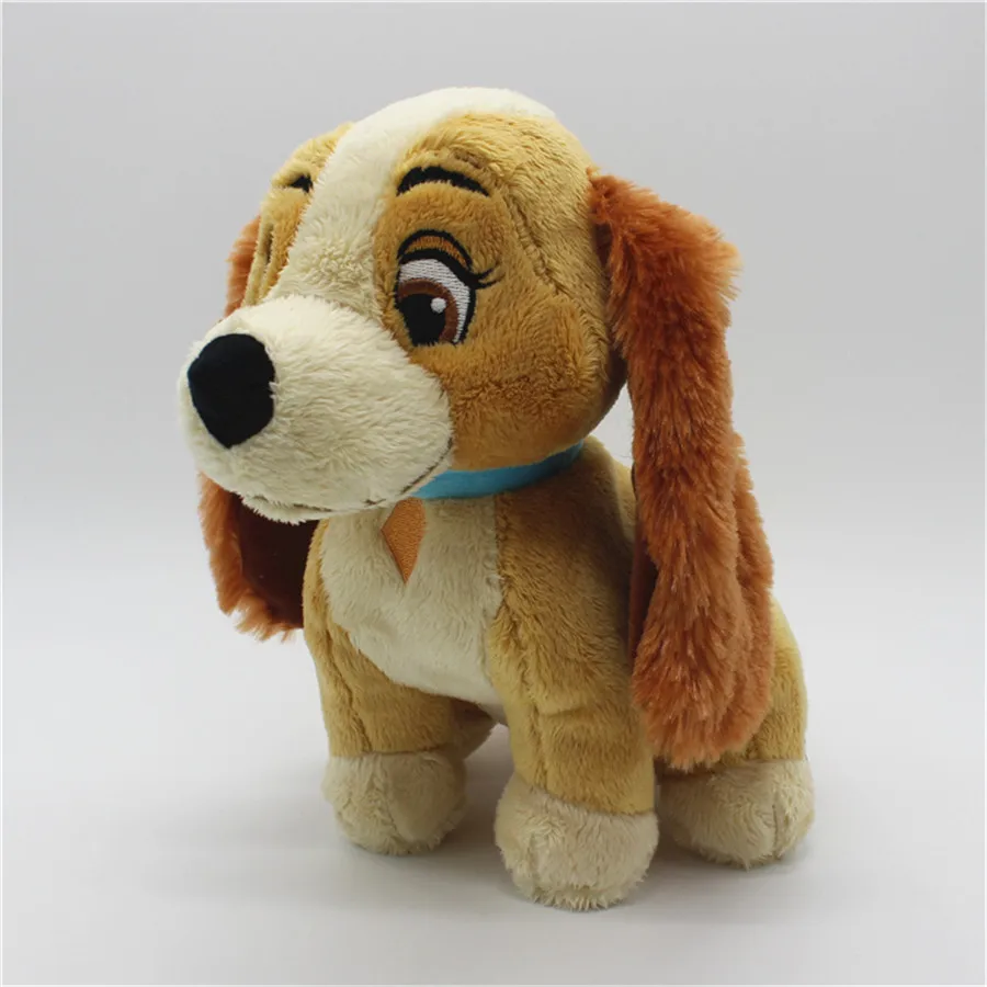 

1pcs 23cm Lady and the Tramp plush Toy Lady Dog Stuffed Animals Soft girl Doll For Children Gifts