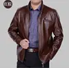 New Leather Jacket Men Coats Motorcycle Genuine Leather Coat Men's Brand New High-grade Sheep Skin Stand Collar Jackets M-4xl ► Photo 1/6