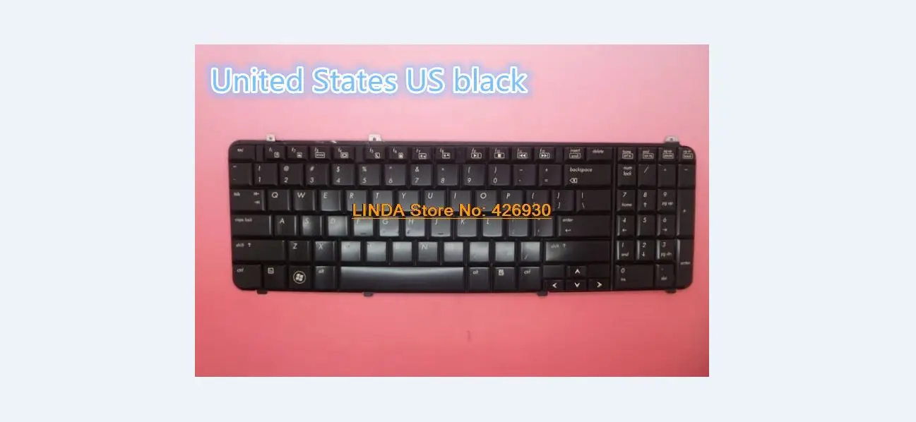 

Laptop Keyboard For HP DV6-1000 DV6-2000 Black 534606-001 534606-AD1 534606-DH1 534606-271 534606-031 AEUT3Y00150 US/UK/RU