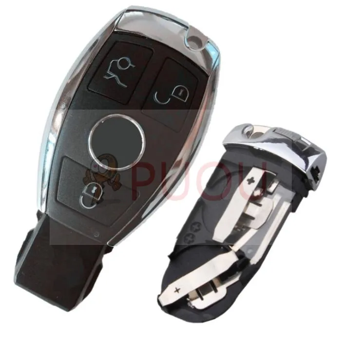 

3 Buttons remote key BE 433MHz/315MHz 2 BATTERY for Mercedes Benz 1998-2012 For Mercedes Benz A B C E G R S Class CL CLK CLS GL