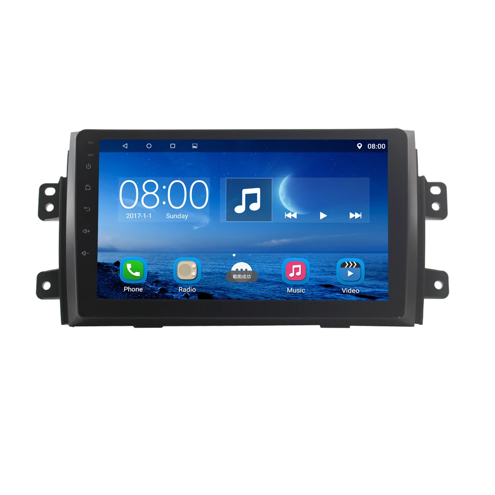 Flash Deal HANGXIAN Car Android Radio Stereo Player For Suzuki SX4 2006-2013 Quad Core 9" 1024*600 Bluetooth 2 Din Car DVD GPS Navigation 1