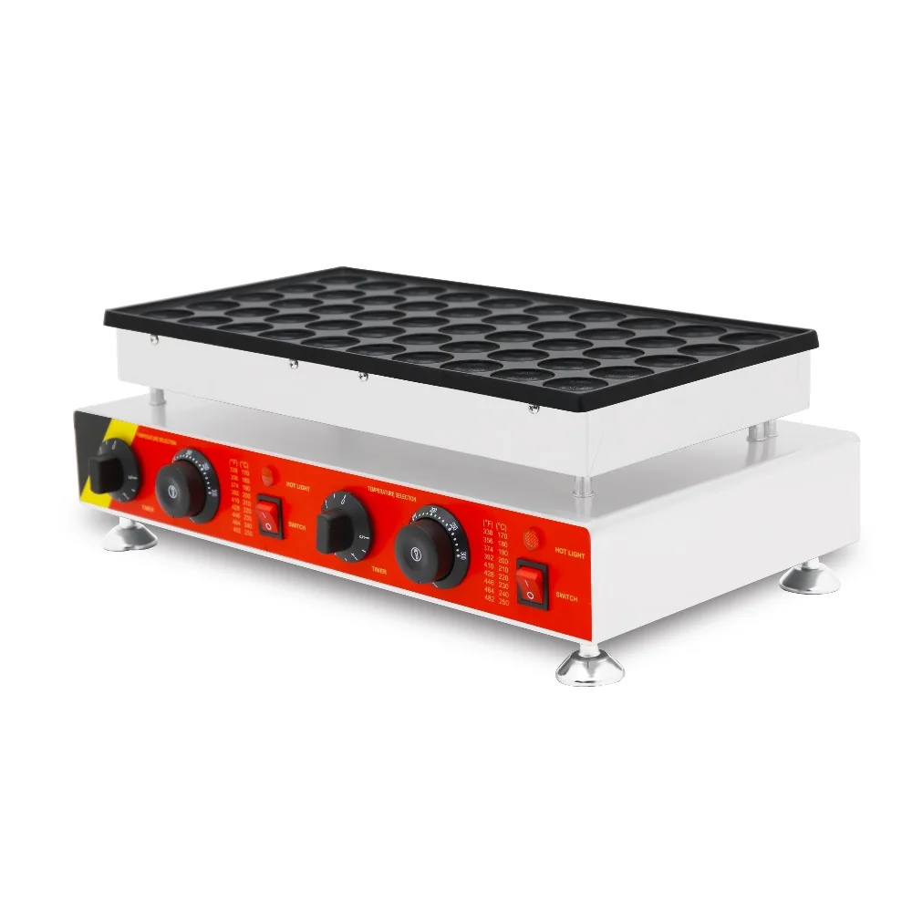 

Free shipping CE approved 50 PCS commercial poffertjes grill maker/poffertjes grill muffin making machine RERERER