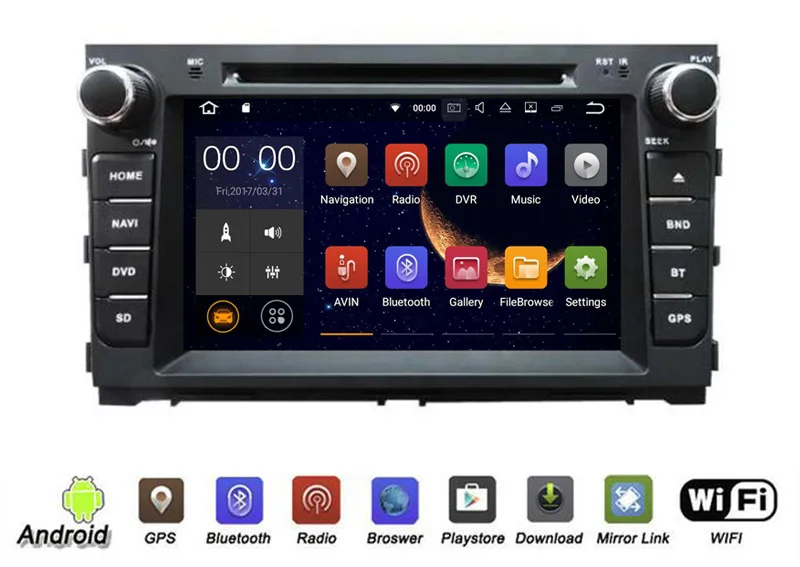 Excellent YESSUN For Hyundai MISTRA 2013~2017 Android Car GPS Navigation DVD player Multimedia Audio Video Radio Multi-Touch Screen 1