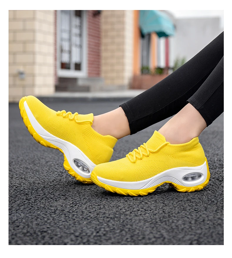 Летние дышащие женские кроссовки, здоровая прогулочная обувь, уличные сетчатые нескользящие спортивные теннисные туфли, удобные легкие