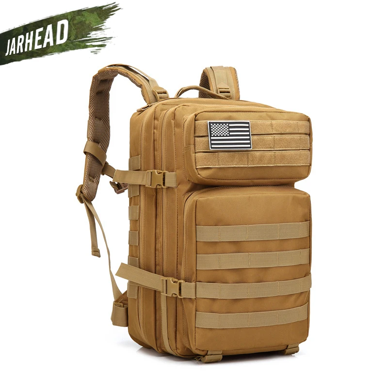 43L Military Tactical Assault Backpack 900D Men's Outdoor Sports