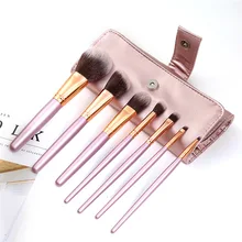 2019 New Arrival 7 pcs Synthetic Kabuki Makeup Brush Set Cosmetics Foundation blending blush makeup tool 2019 New Arrival 7 pcs Synthetic Kabuki Makeup Brush Set Cosmetics Foundation blending blush makeup tool