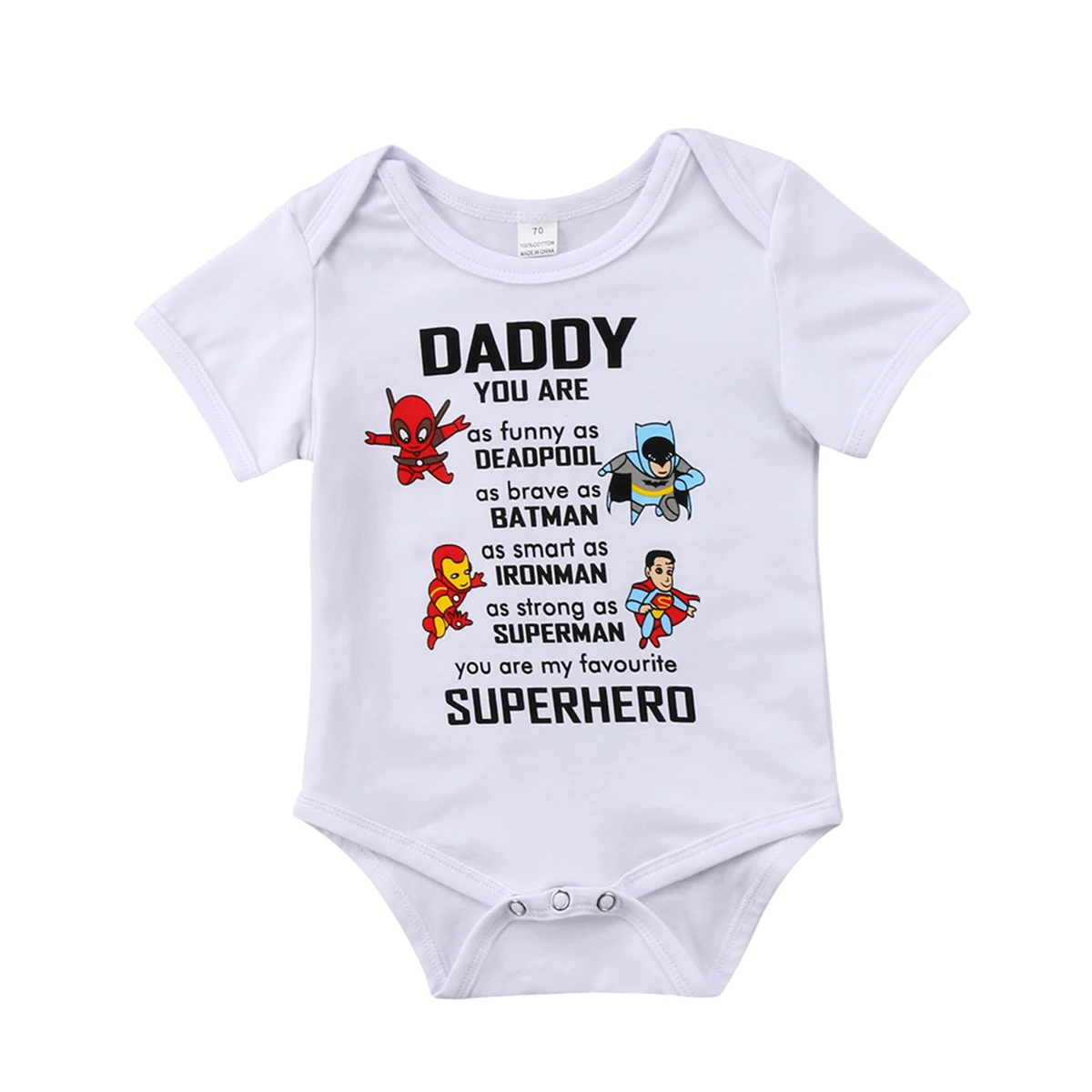 USA Newborn Baby Boy Girl Cartoon Romper Bodysuit Summer Sunsuit Clothes Outfits