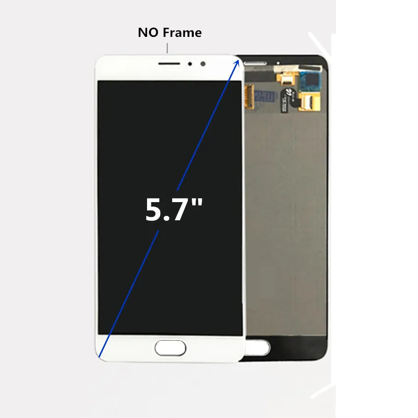 Для Meizu Pro6 PLUS ЖК-дисплей+ сенсорный экран с рамкой для Meizu PRO 6 PLUS ЖК-дисплей аксессуары для замены