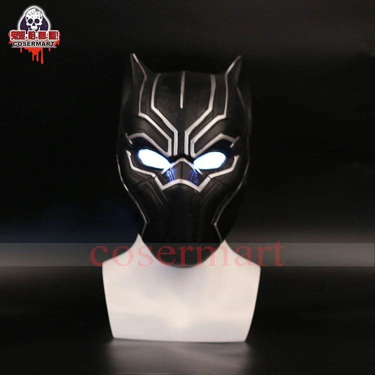 2017 New Captain America Helmet Black Panther Helmet  Civil War Cosplay Mask  Halloween Party Prop (1)
