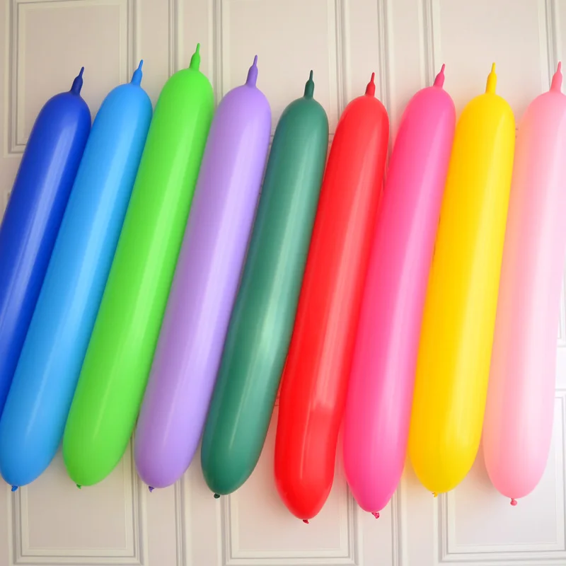 

Wholesale 660 Magic Strip Balloon Tying Twisting Balloon Creative Variety Modeling Big Magic Balloon Wedding Birthday Decoration