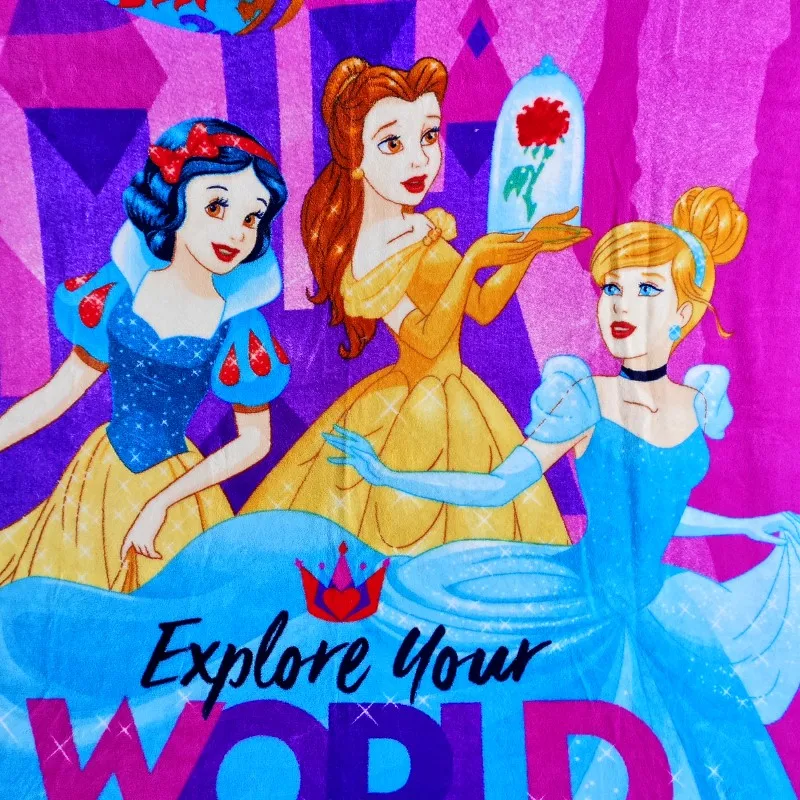 Disney Princess Snow White Cinderella Tangled Rapunzel Blanket Throw 120x150cm for Girls Women on Bed Sofa Sleeping Covers