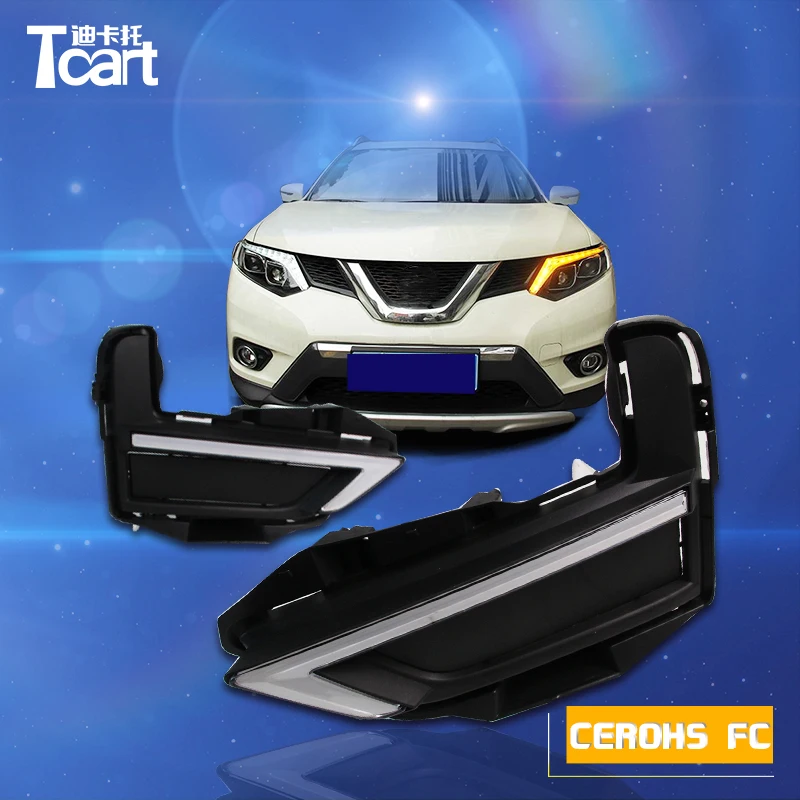 Tcart желтый сигнал поворота стиль реле 12V светодиодный DRL Дневной светильник