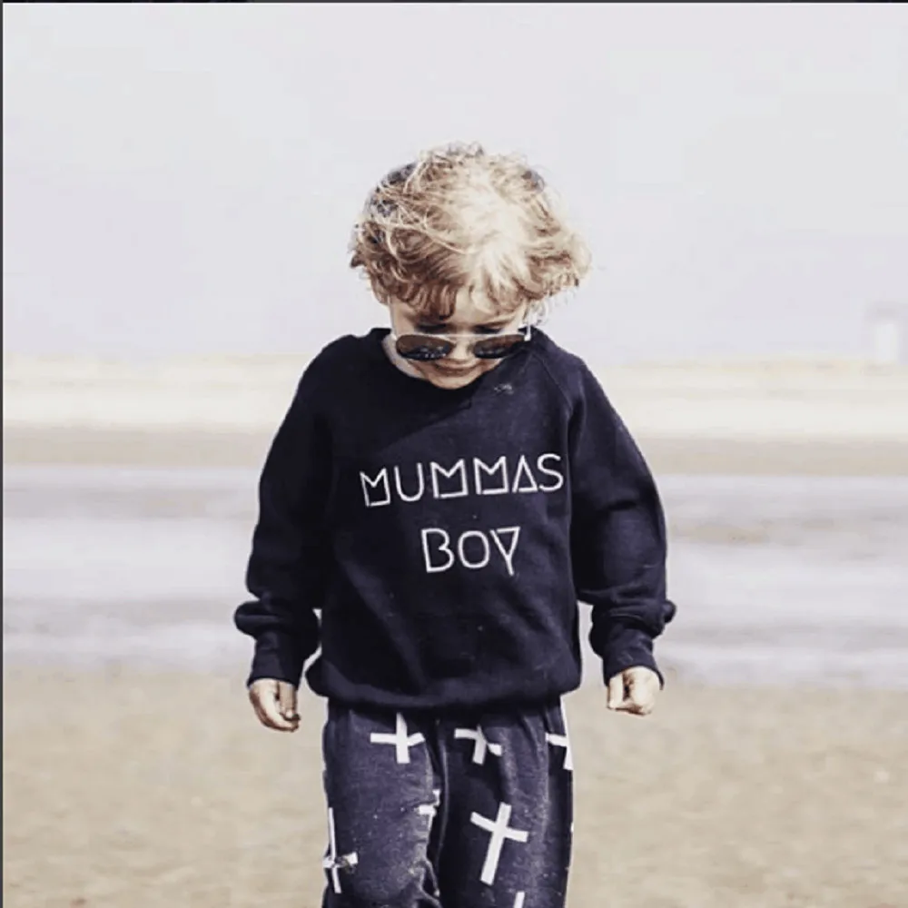 

Baby Child Sweatshirt Toddler Kids Baby Boy Girl Letter Sweatshirt Pullover Tshirt Tops Clothes Outfit Kids Clothes