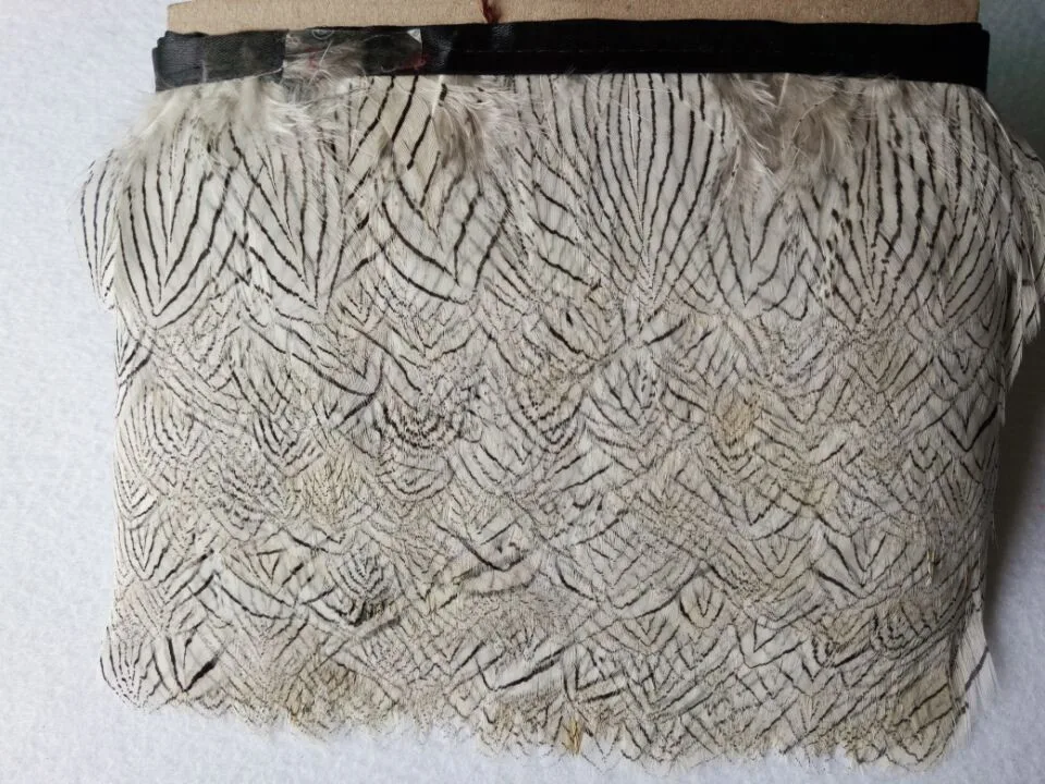 Новинка! 5 метров длиной фазана тканевый пояс с перьями, около 5 см шириной, DIY аксессуары для ювелирных изделий