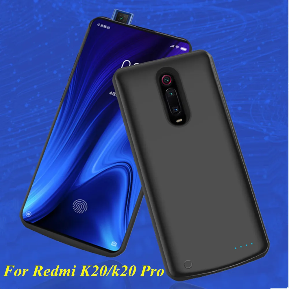 

Battery Charging Case For Redmi K20 Pro Portable Extend Power Bank Charger Case For Xiaomi Redmi K20 External Power Bank Cover