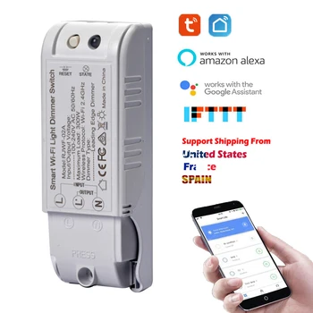 

Smart wifi light Dimmer switch work with Google Home Alexa 110-240V WIFI/voice/Smartlife App remote control Dimmer Light Module