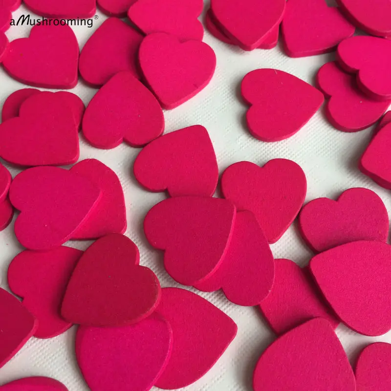 50 шт. деревянные конфетти в форме сердца|confetti 50|decorative decorativedecoration pink |