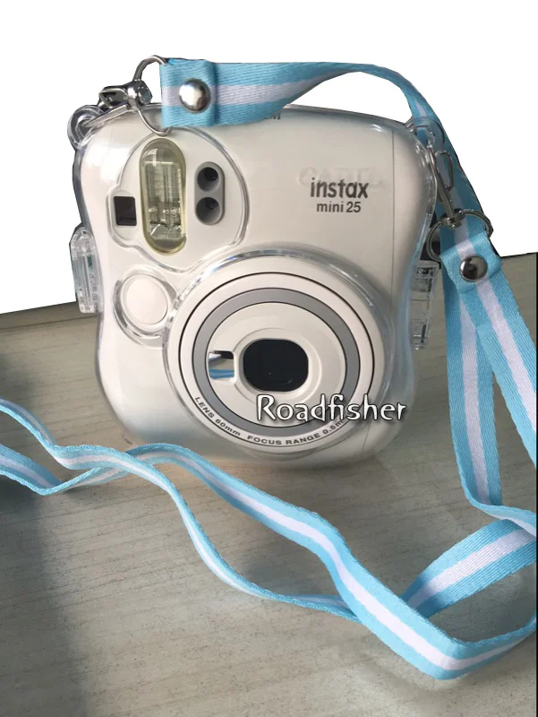 Transparent camera bag cover shell for Fuji instax mini25-3