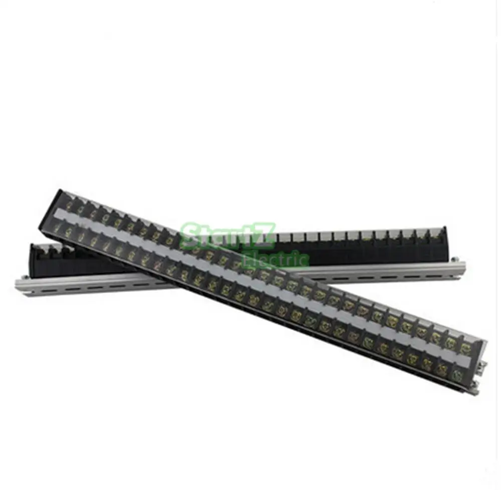 

1Pcs 660V 20A Din Rail Screw Connector Electric Terminal Barrier TD-2030