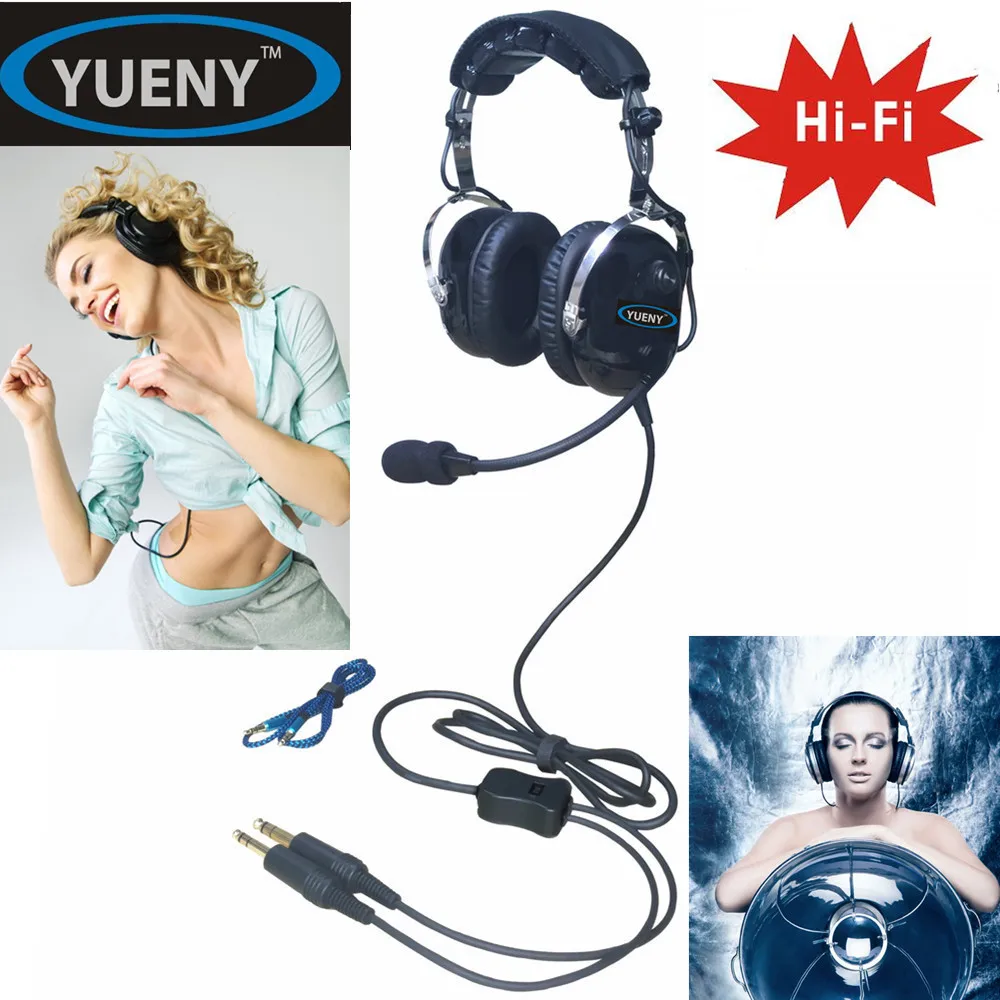 YUENY PNR авиации гарнитуры TOP sky studio большой PNR и Hi-Fi акустическая музыка Ах-2008