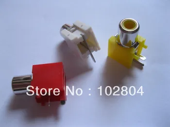 

AV-8.4-1 AV Pin Jack 3 Color RCA Female Audio Video AV Socket Connector 240 pcs per Lot