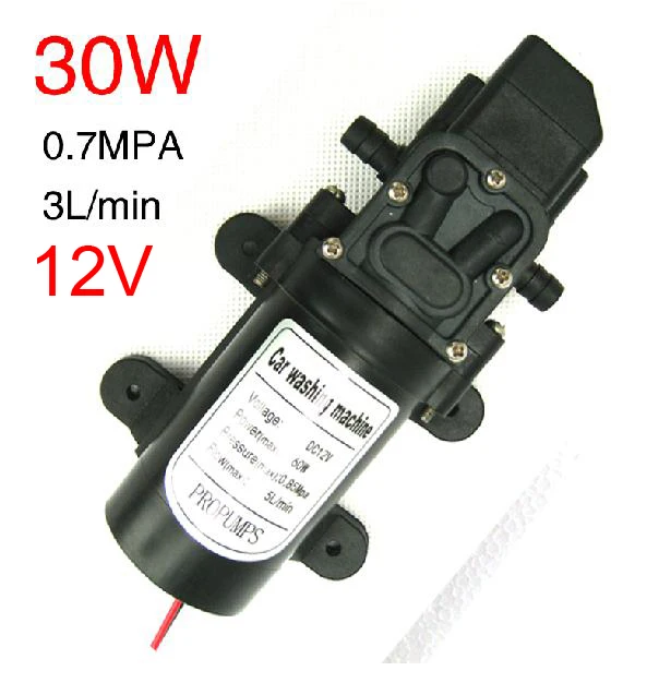 12v 30w Mini electric diaphragm pump 