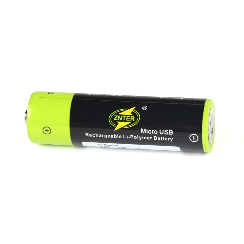 ZNTER 2/4 шт. 1 5 в 1700 мАч AA перезаряжаемая батарея USB зарядка 2 а литиевая для игрушек