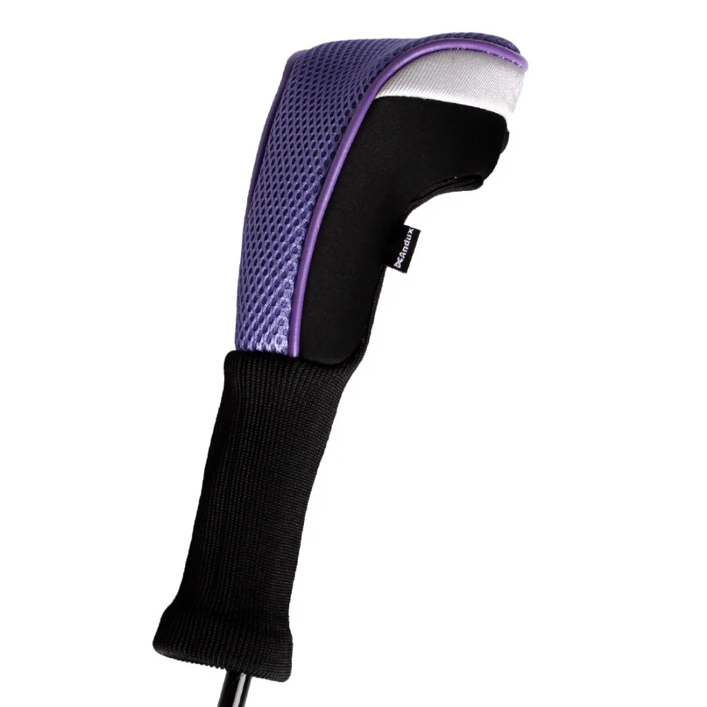 3 قطعة/الحزمة طويل الرقبة غولف رئيس نادي الهجين أغطية قابلة للتبديل رقم علامة CTMT-02