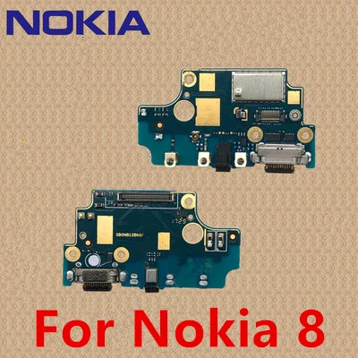 Для Nokia X6, черная плата, OEM порт для зарядки, печатная плата, usb зарядная док-станция для Nokia X7 6,1, 7, 1, 7 PLUS, для Nokia 6, 7 - Цвет: NK 8