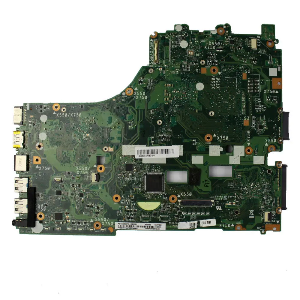 X550ZE материнская плата REV2.0 A10-7400 LVDS Процессор Материнская плата Asus X550Z X550ZE X550 X550ZA K550Z Материнская плата ноутбука тестирование работы