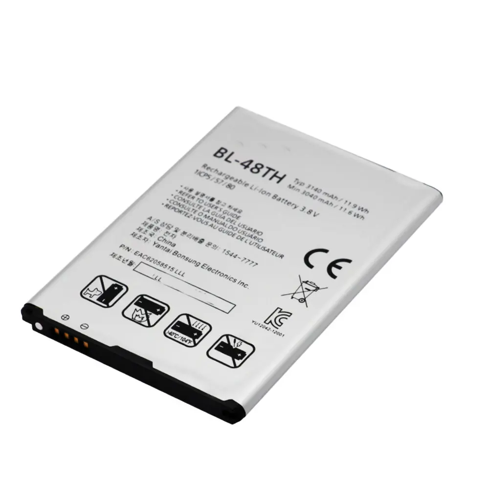 Сменный аккумулятор для LG pro lite D686 E980 E985 E986 Optimus G Pro E940 E977 3140 BL-48TH F-240K мАч F-240S |