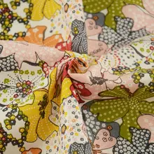 Африканская Анкара ткань напечатанный цветной цветочный из хлопчатобумажной ткани швейный тканевый измеритель Ткани Швейные Tecidos De Patchwork Algodon