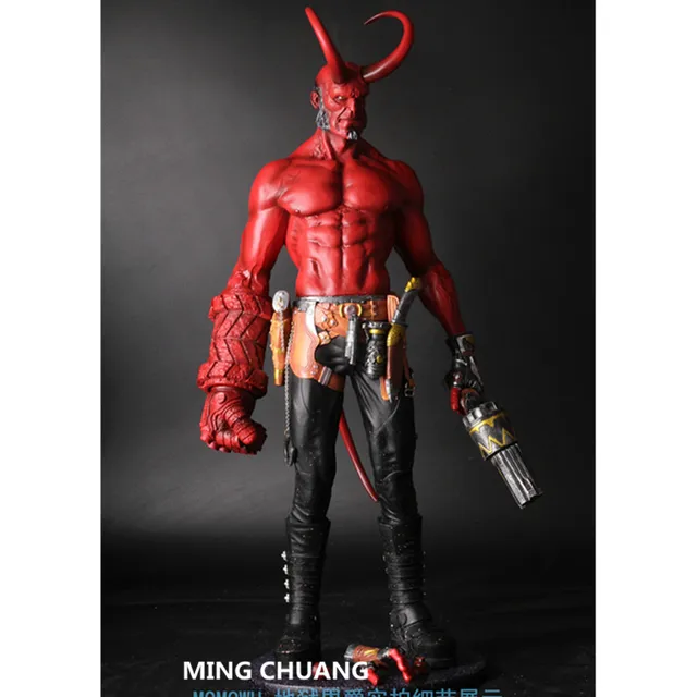 像ヘルボーイサタン息子全長肖像樹脂gk 53センチメートルアクションフィギュアコレクタブルモデルおもちゃ箱j441 Aliexpress おもちゃ ホビー