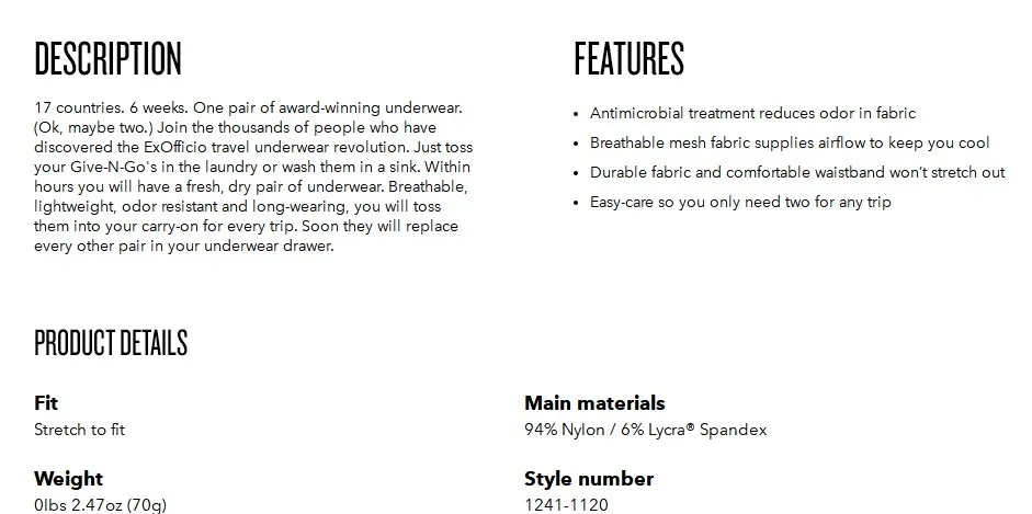 description