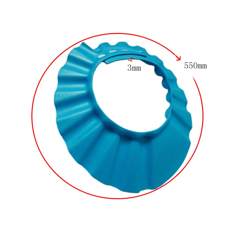 Регулируемый Детский шампунь для ванны, мягкая шапочка для душа для купания, шапка с ушками для мытья волос, защита для ухода за ребенком, аксессуары для защиты ванны