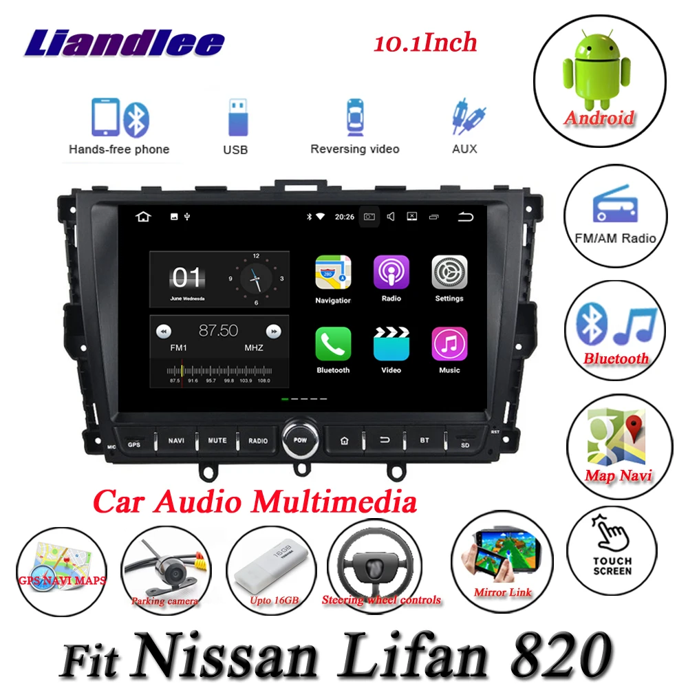 

Liandlee Car Android System For Nissan Lifan 820 - Radio GPS Nav Navi MAP Navigation Wifi HD Screen Multimedia NO CD DVD Player