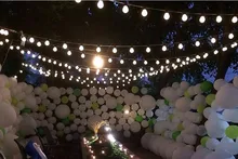 Novelty 20 LED G45 Globe Connectable Festoon Party Ball string lamps led Christmas Lights fairy wedding garden pendant garland