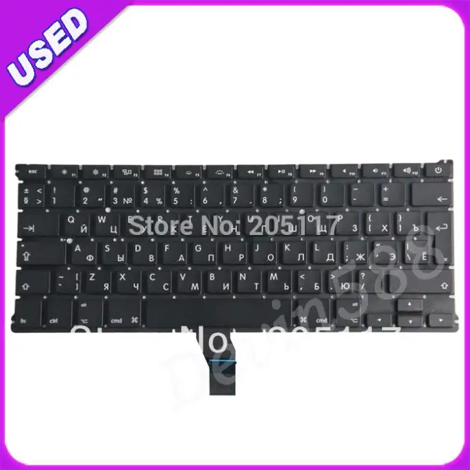 

13.3" Russian keyboard For Macbook Air A1369 MC503 MC504 2011 RU Laptop keyboard , TESTED OK !