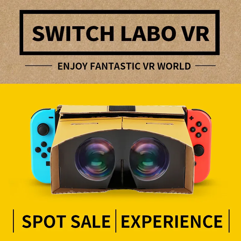 Для nintendo Switch 3D очки виртуальной реальности VR складной картон ForZelda для Super Odyssey