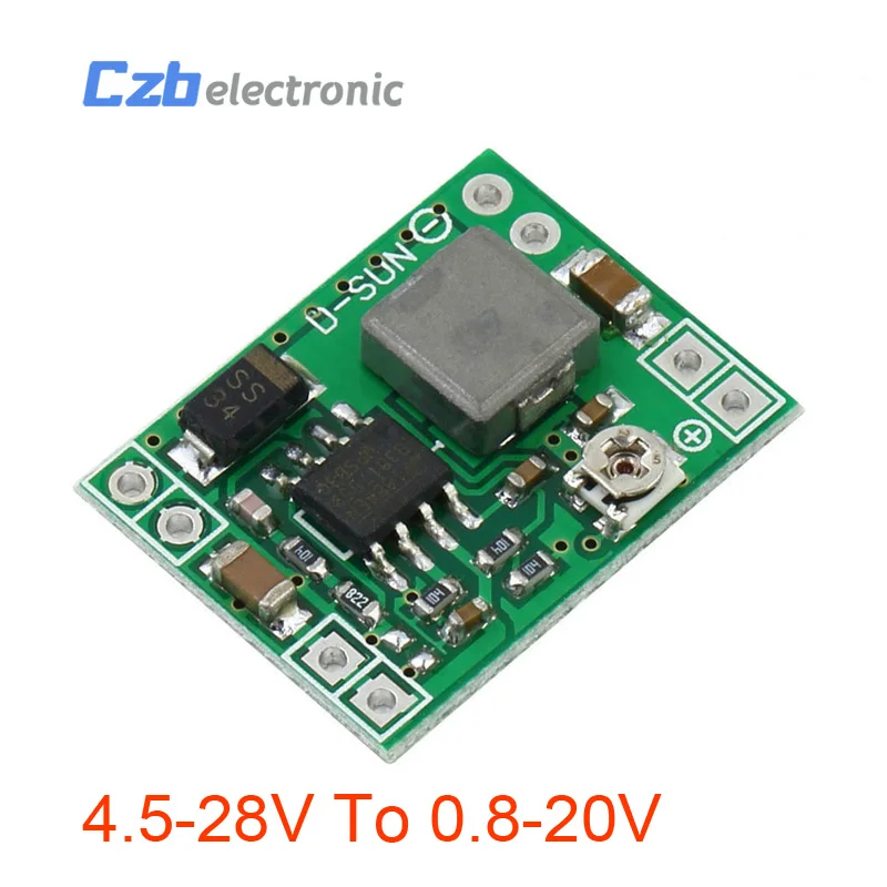 Mini DC-DC Step Down Power Supply Module 3A 4.5-28V To 0.8-20V  9V12V24V to 5V 3A Adjustable Buck Converter for Arduino  3
